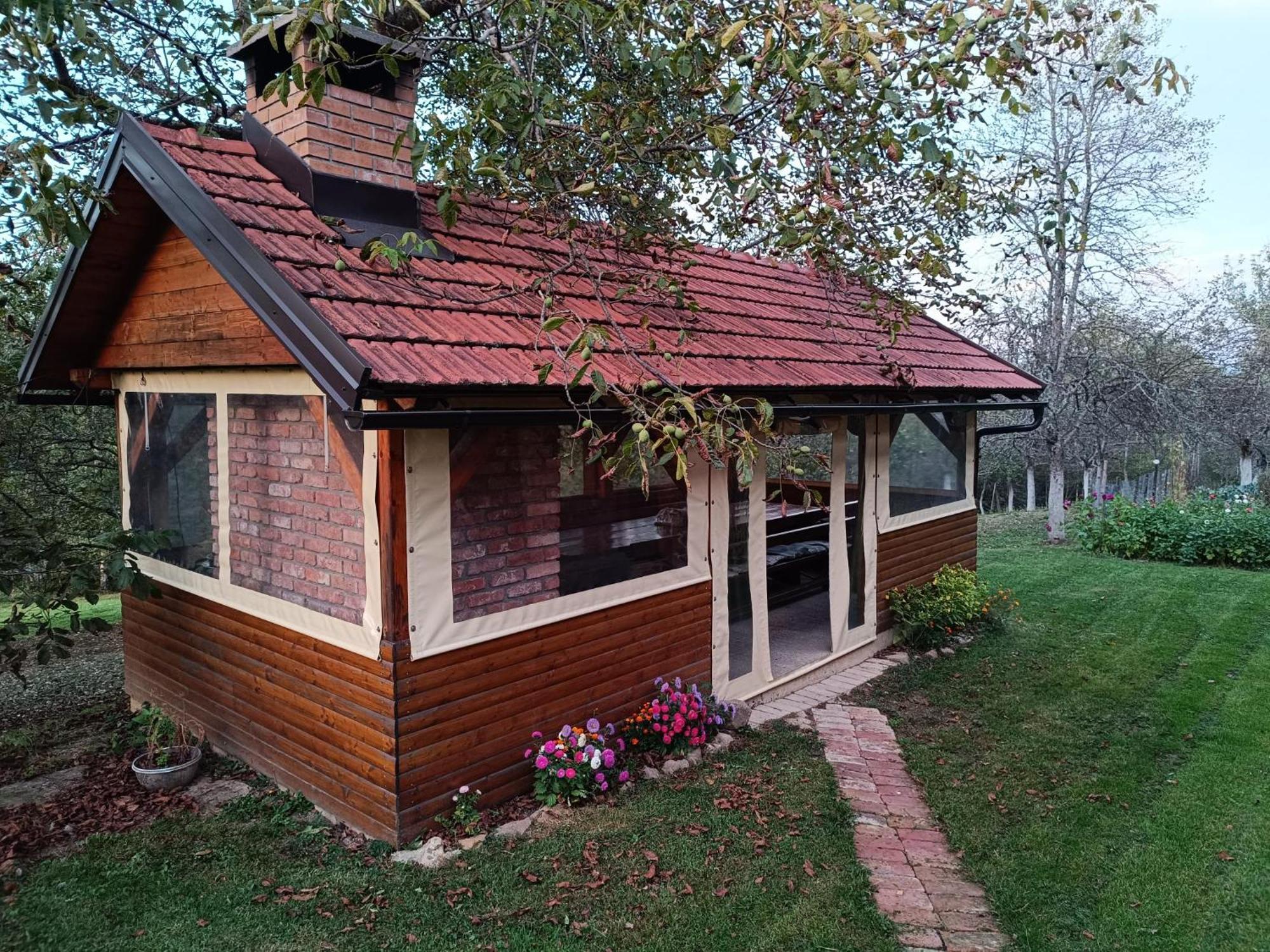 Holiday Home "Sleme" With Jacuzzi, Big Garden And Arbor With Fireplace Skrad Esterno foto